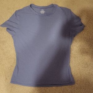 SKIMS Short Sleeve Tee in Blue